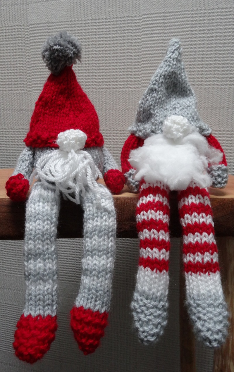 Download Knitted Christmas Gnomes Cool Denim