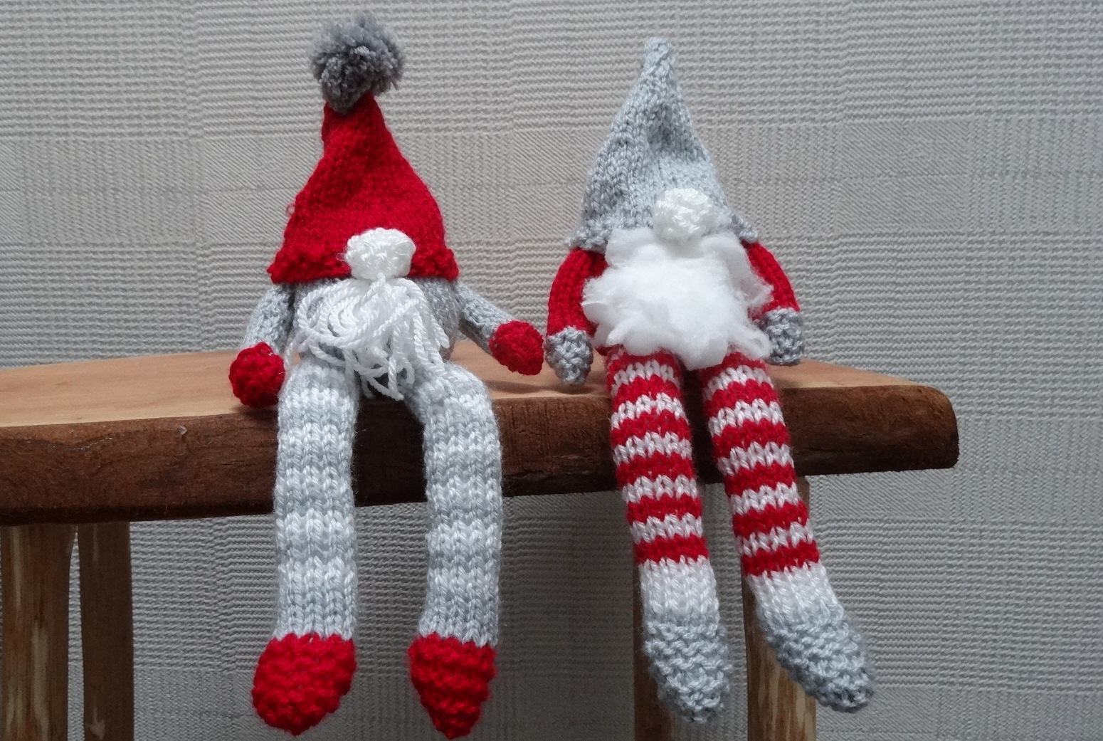 Knitted Christmas Gnomes