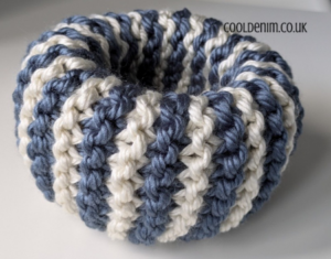 chunky knitted bowls