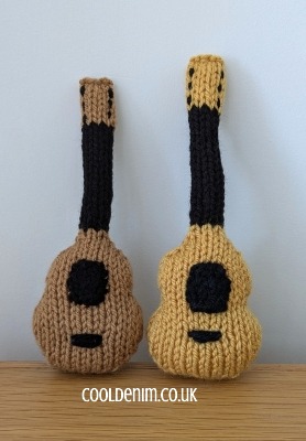 DK Acoustic Guitar knitting pattern