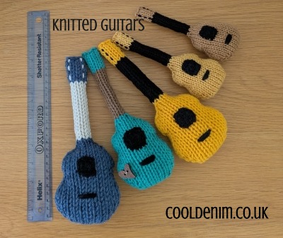 Small Knitted Acoustic Guitar