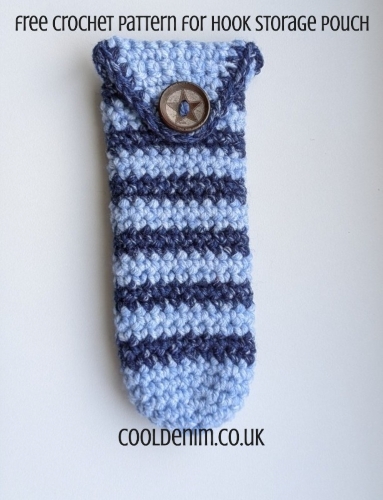 Crochet Hook Storage Pouch - Free Pattern