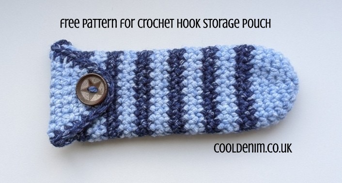 Crochet Hook Storage Pouch - Free Pattern